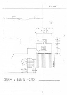 Grundriss Zwischenebene (Fitnessraum) Wohnhaus, Einliegerwohnung & Doppelgaragen auf zwei Grundst�cken