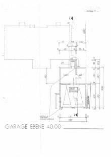 Grundriss Garagen-Lager Wohnhaus, Einliegerwohnung & Doppelgaragen auf zwei Grundst�cken