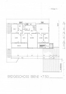 Grundriss EG Wohnhaus, Einliegerwohnung & Doppelgaragen auf zwei Grundst�cken