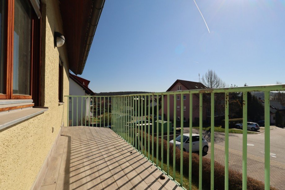 Balkon-S�dseite Wohnung Hardheim